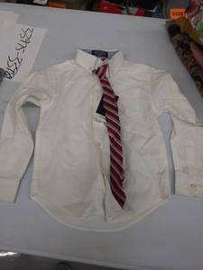 lot 33978 image: boys 4-5 shirt and tie