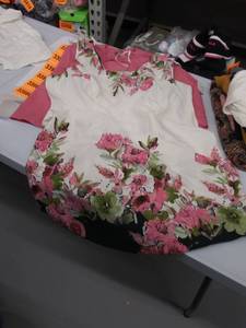 lot 33980 image: womens 18W dress and jacket, small spot on dress