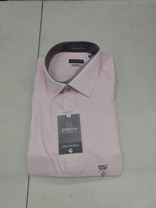 lot 35009 image: Mens Van Heusen Regular-Fit Lux Sateen Stretch Dress Shirt, Size 18-3435, Light Pink
