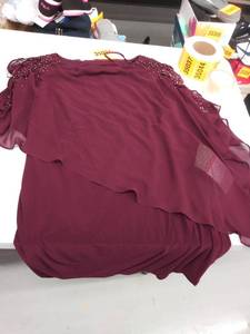 lot 35014 image: womens 14 dress, missing some studs on shoulder
