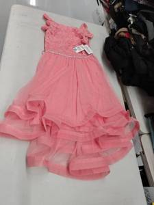 lot 35123 image: Girls (Size 16) Speechless Off the Shoulder Lace To Mesh Dress