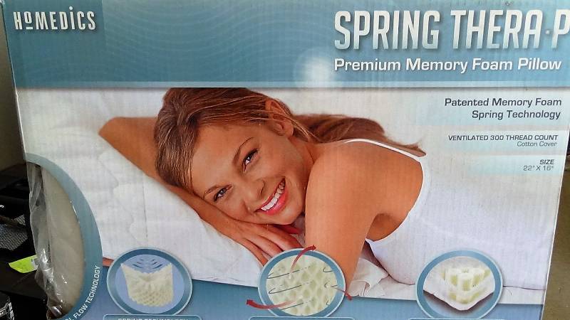 lot 2934 image: Homedics Spring Thera-P Pillow