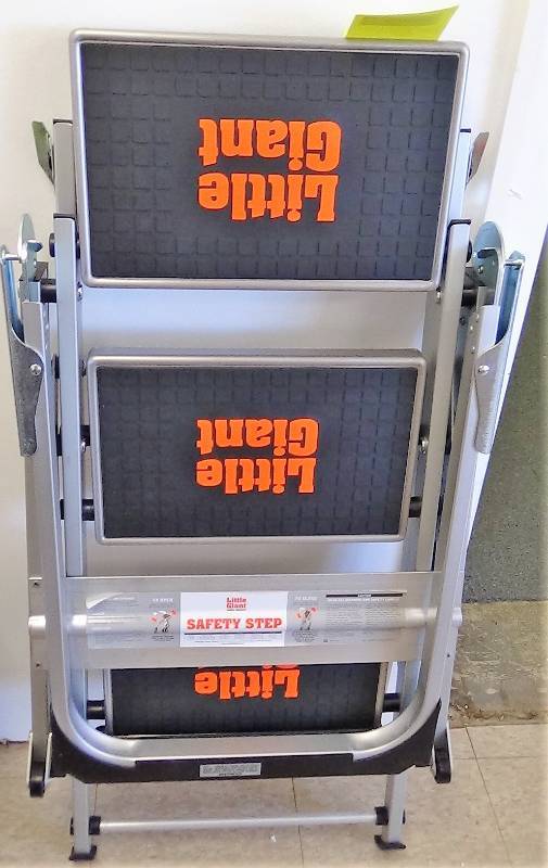 lot 2951 image: Little Giant, 3 step, Aluminum,  Stepladder