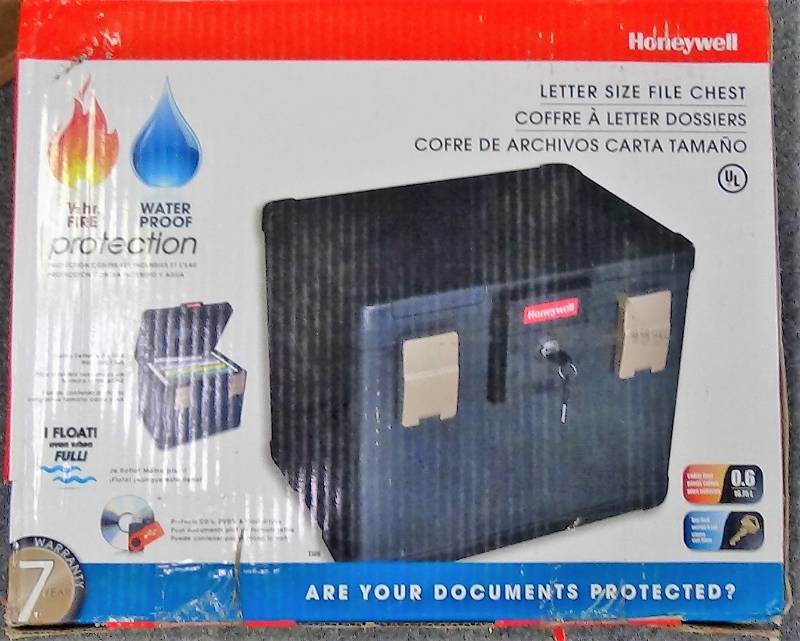 lot 2954 image: Honeywell  12 Hour FireWater File Chest 0.6 Cubic Feet
