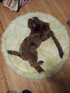 lot 6594 image: Alpaca Fur Rug