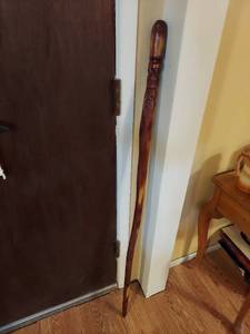 lot 7324 image: Carved Walking Stick