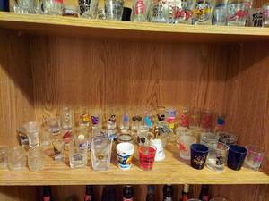 lot 7349 image: Shot Glasses on 2nd from Bottom Shelf