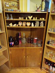 lot 7354 image: Corner Entertainment  Bar Cabinet - Custom Made - Contents Not Included