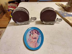 lot 7396 image: Coasters and Small Coke Tray