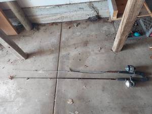 lot 7405 image: 2 Fishing Rods and Reels - Zebco