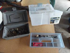 lot 7414 image: 2 Toolboxes - 1 has Tray