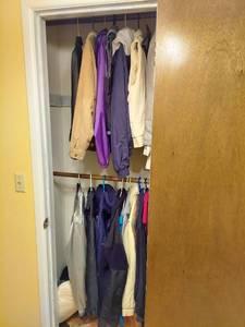 lot 7605 image: All Coats Remaining in Closet