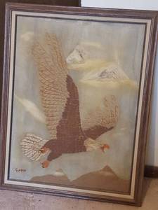 lot 7248 image: Sand art picture