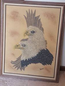 lot 7252 image: Sand art picture