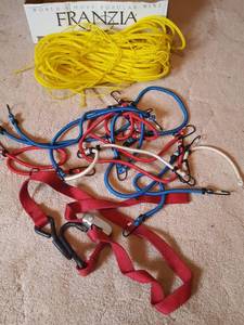 lot 7360 image: Nylon rope and bungee cords