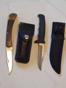 lot 7379 image: 2 Buck knives