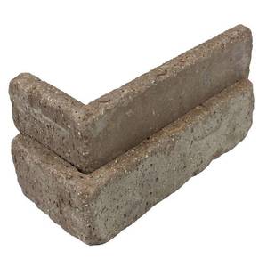 lot 11897 image: Old Mill Thin Brick Systems Rushmore Brick Veneer Outside Corner Block 12 boxes