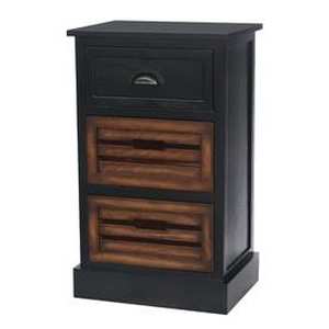 lot 11908 image: Ebony Wood Veneer Casual End Table