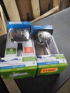 lot 11980 image: shower heads 2 pkg