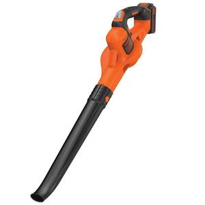 lot 16899 image: BLACKDECKER 20V Lithium Sweeper Orange Sorbet