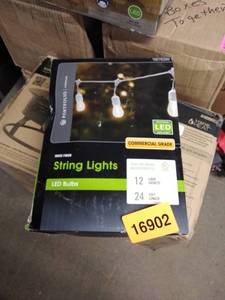 lot 16902 image: portfolio string lights white finish