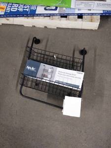 lot 16907 image: style selections bathroom storage shelf black