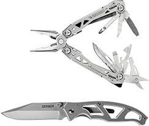 lot 11966 image: Gerber Suspension-nxt And Paraframe Knife Combo Pack 31-003851