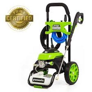 lot 16927 image: green works pressure washer 2000 psi