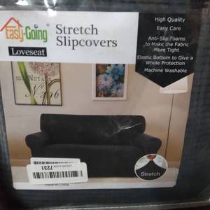 lot 47954 image: Stretch Slipcovers Loveseat