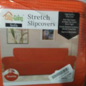 lot 47955 image: Stretch Slipcovers Sofa