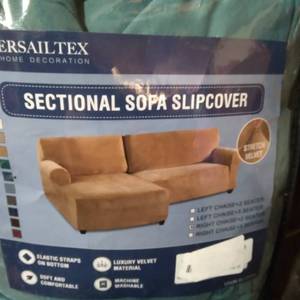 lot 47983 image: Sectional Sofa Slipcover