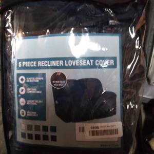 lot 47992 image: 6 Piece Recliner Loveseat Cover