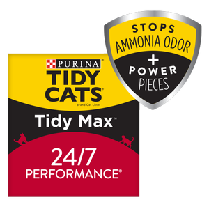 lot 95012 image: Purina Tidy Cats Clumping Cat Litter, Tidy Max 247 Performance Multi Cat Litter - 38 lb. Box