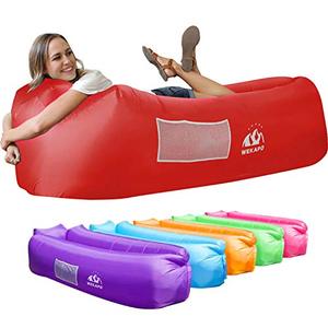 lot 96318 image: Wekapo Inflatable Lounger Air Sofa Hammock-Portable,Water Proof& Anti-Air Leaking Design-Ideal Couch for Backyard Lakeside Beach Traveling Camping Picnics & Music Festivals Camping Compression Sacks