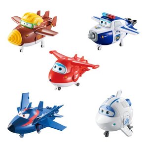 lot 96352 image: Super Wings Transforming Characters Collectors 5 Pack