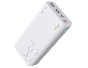 lot 29921 image: Romoss Sense 8 Power Bank 30000mAh - Type CLightning Input