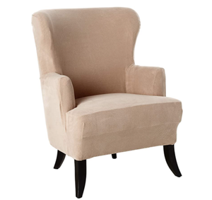 lot 42994 image: 2 Piece Wing Chair Cover