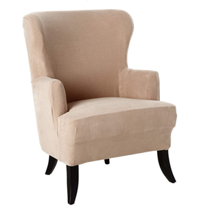 lot 47948 image: 2 Piece Wing Chair Cover
