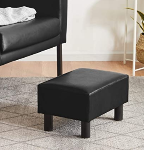 lot 88049 image: Youdenova - Footrest Stool Ottoman - Black