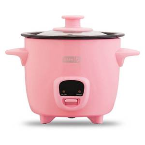 lot 22697 image: Dash 2-Cup Mini Rice Cooker, Pink