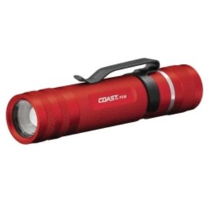 lot 22700 image: Coast COS20757 PX1R Rechargeable LED Flashlight - Red Body