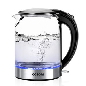 lot 22703 image: COSORI 1.7L Electric Kettle(BPA-Free),Cordless Glass Boiler Hot Water & Tea Heater with LED Indicator