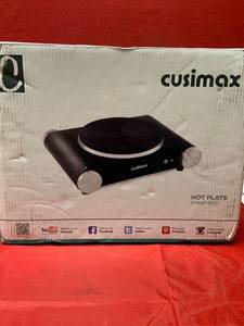 lot 22710 image: Cusimax Hot Plate - Black
