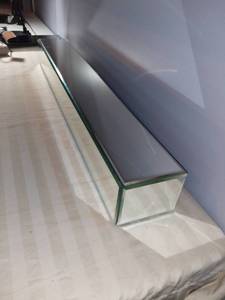 lot 3000 image: Decorative Mirrored Wall Shelf