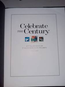 lot 4017 image: Celebrate The Century A Collection Of Commemorative Stamps 10 Book Set