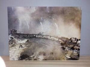 lot 4965 image: Canvas Print of Waterfall Bridge Lookout