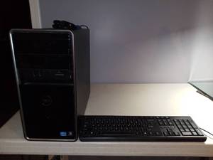 lot 4996 image: Dell Core Tower Tested And Working With A Keyboard