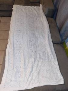 lot 5018 image: 64 x 74 Inch Vintage Tablecloth