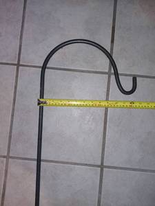 lot 5021 image: 90 Inch Metal Shepherds Hook