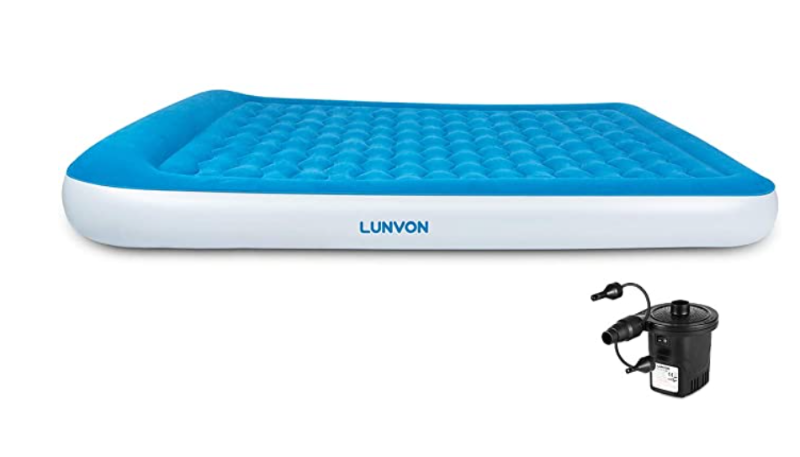 lot 41956 image: Lunvon Camping Air Mattress (81x62x10inch)